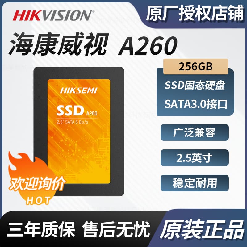 Compatible with Hikvision A260 256GB Solid State Drive SATA Interface for Desktop and Laptop A260-256G