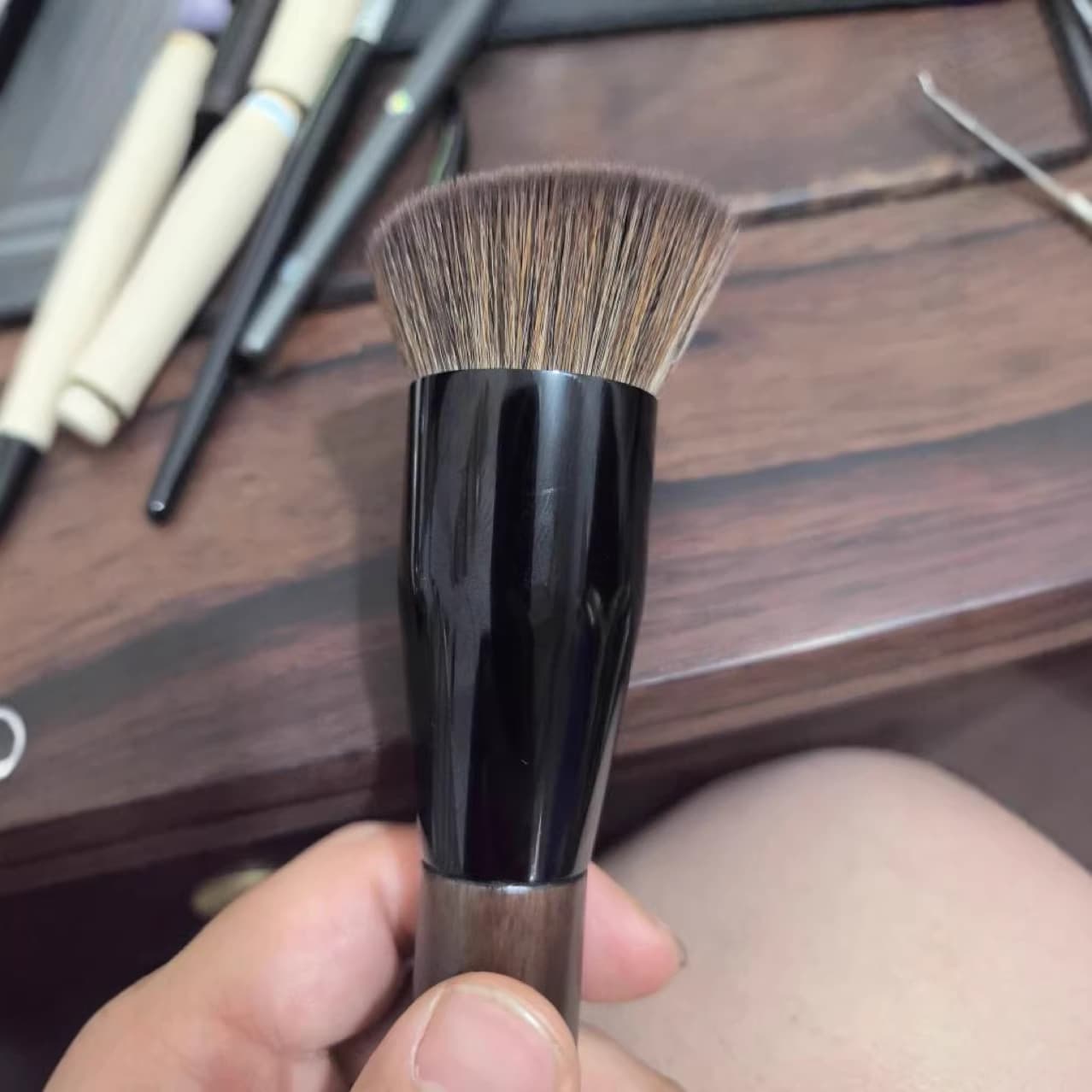 Base Makeup CP! F02 Slanted Foundation Brush for Powder Foundation, Liquid Foundation, Base Makeup Brush - Cangzhou Makeup Brush