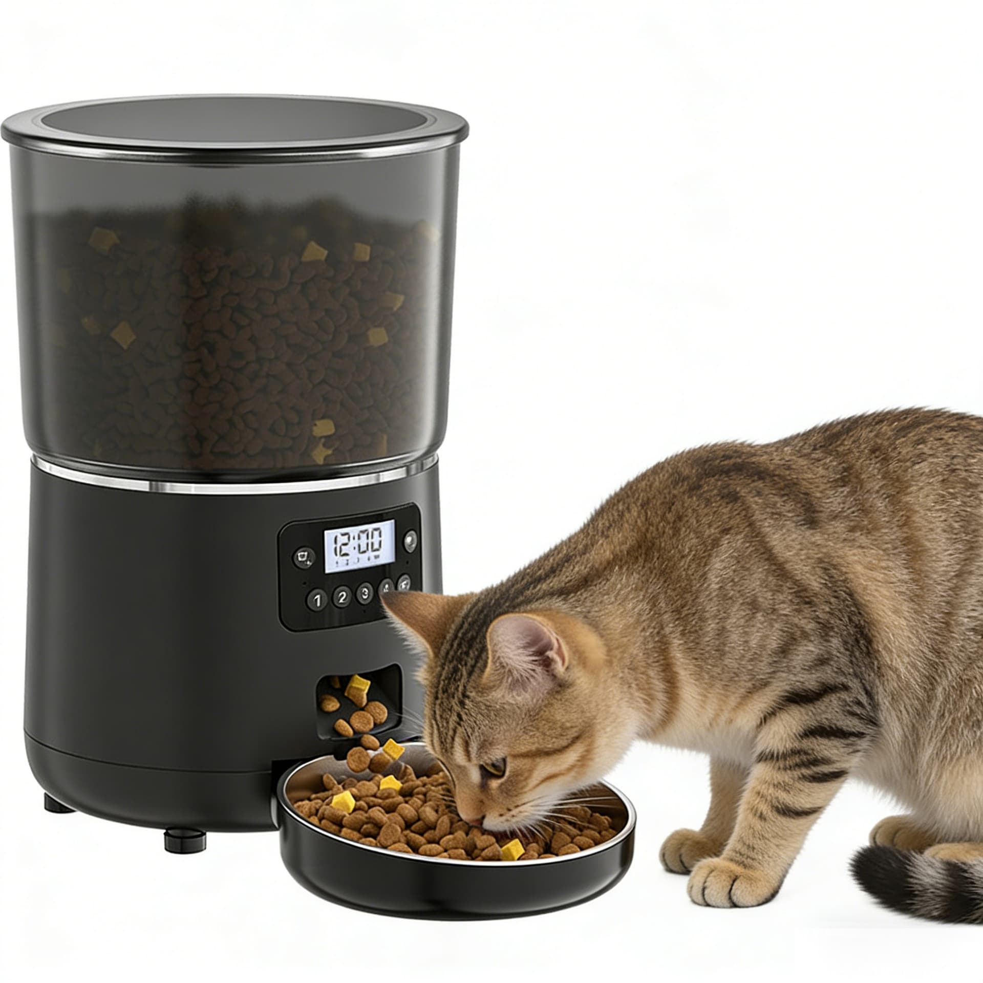 Pet Automatic Feeder Video Version Cat Dog Supplies Feeding Meals Tuya APP Voice WIFI Smart Cat