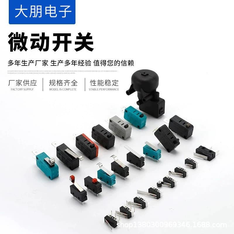 Small Micro Switch KW10 Micro Mouse Switch KW7 High Current Large Micro Momentary Switch Travel Switch