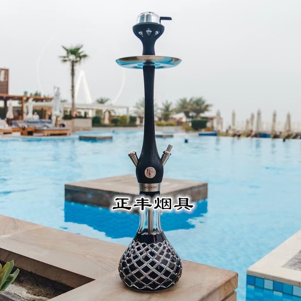Cross-border Source Arabic Hookah Set Wooden Suitcase Shisha Hookah for Bar KTV