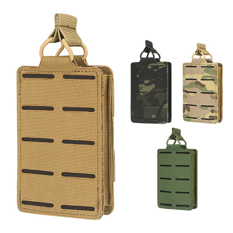 Tactical quick-draw 5.56 magazine bag M4 tactical quick-draw box magazine cover molle accessory bag small bag expansion sub-bag
