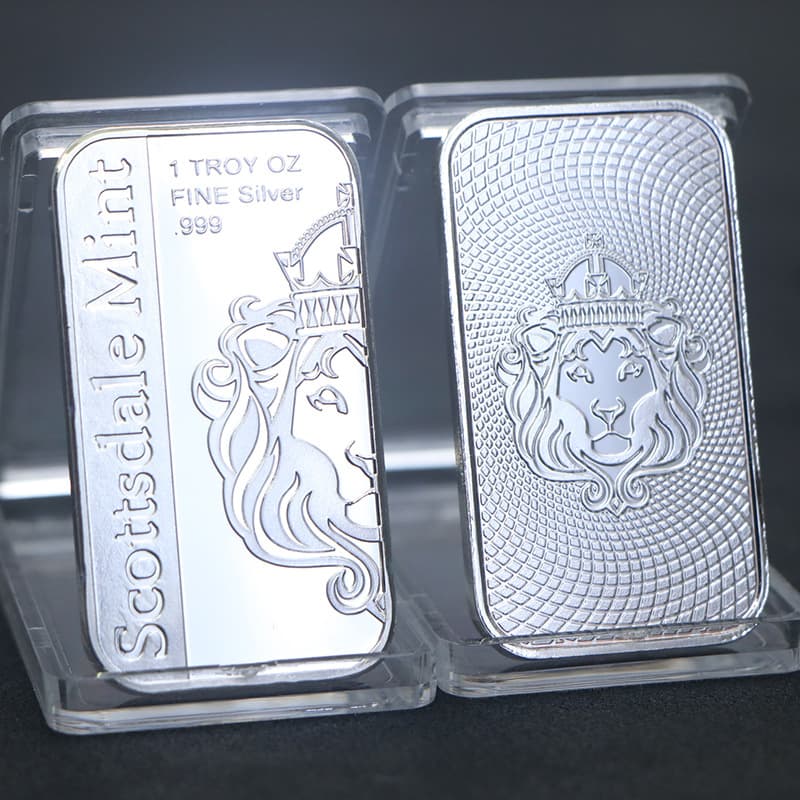 In-Stock Craft Gifts, American Lion Commemorative Coins, Silver Bars, Silver-Plated Commemorative Medals, Commemorative Silver Blocks, Square Coins for Export