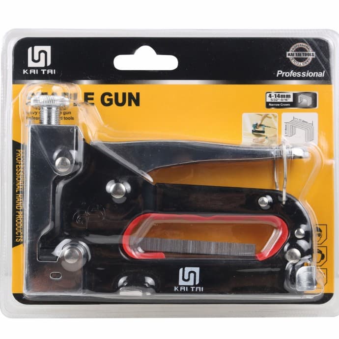 3-in-1 Manual Staple Gun Nailer U-Type T-Type Woodworking Nailer for 4-14mm Staples and Nails, Customizable