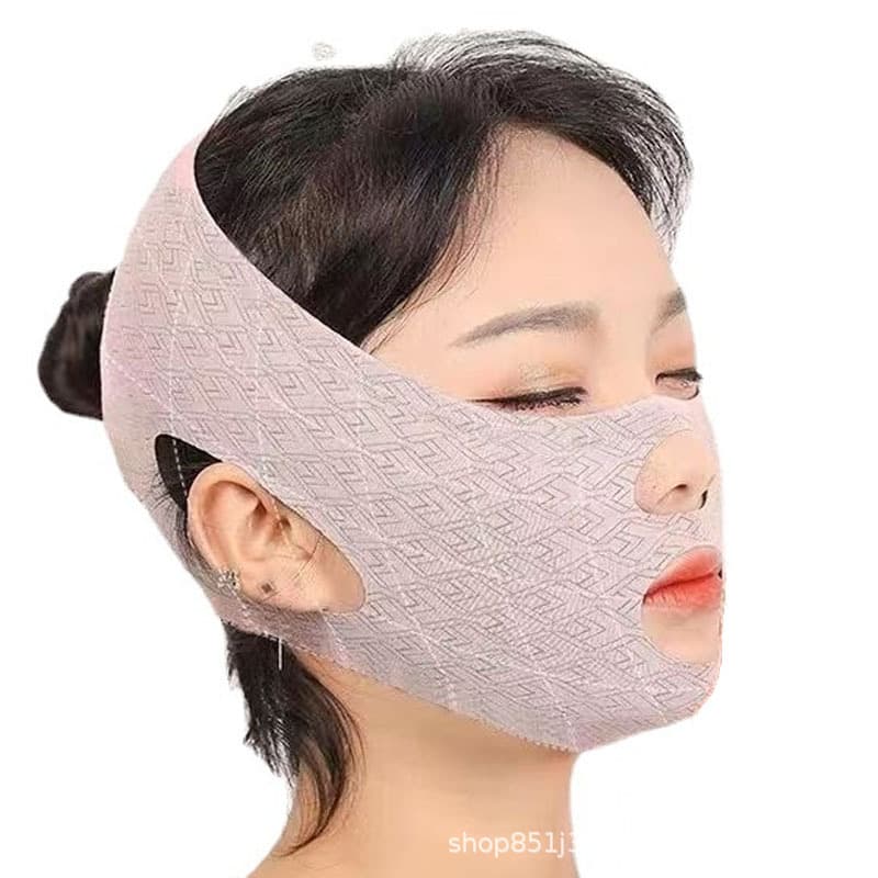 Face-shaping bandage, V-face artifact, face-shaping mask, lifting and firming, relieving sagging, double chin, and nasolabial folds.