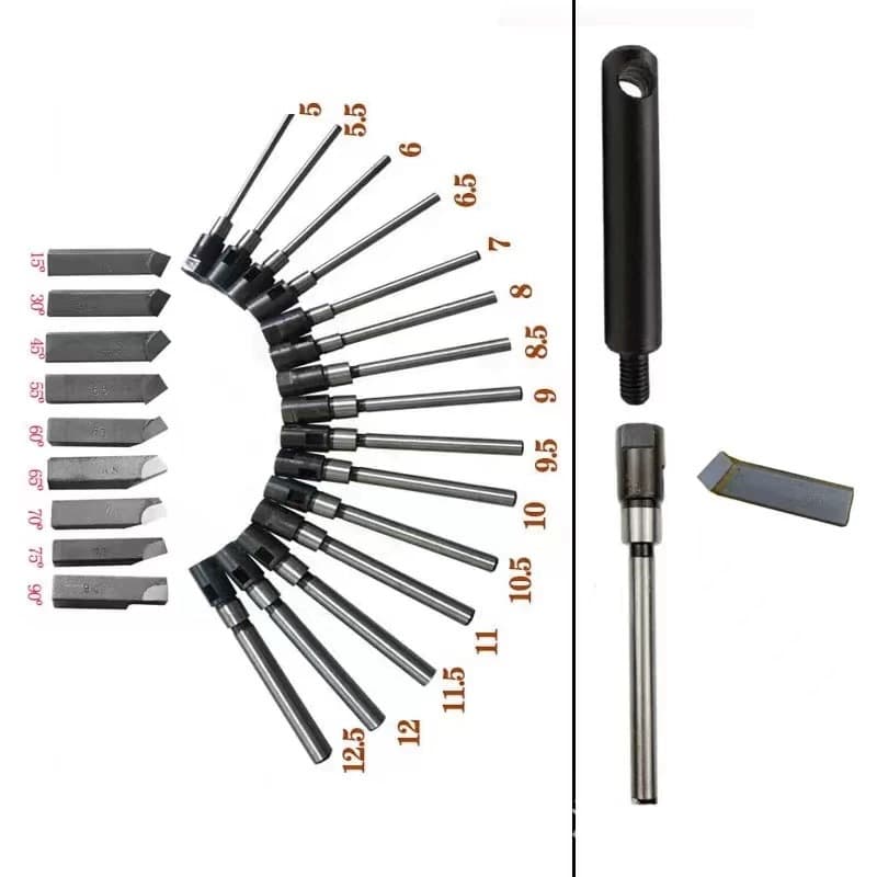 Adjustable Carbide Reamer Automotive Motorcycle Valve Seat 15/30/45/55/60/65/75/90 Degrees