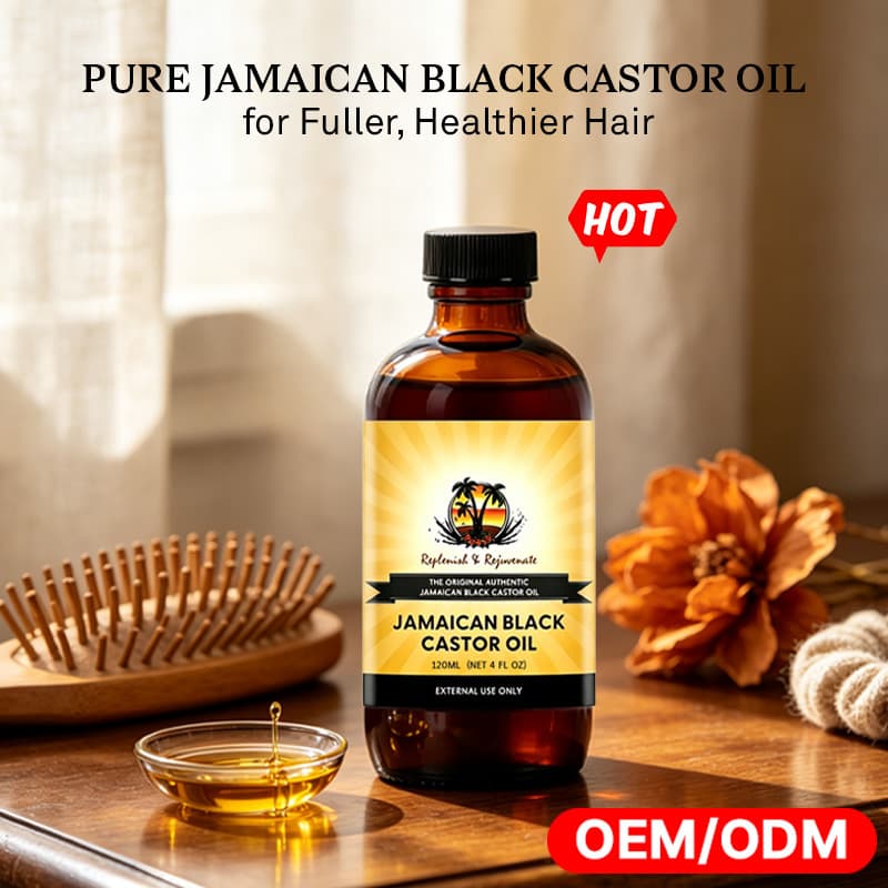 Cross-border castor oil compound essential oil facial and body massage oil 120ml natural vegetable oil foreign trade wholesale