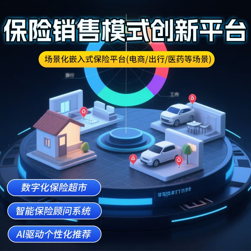 Insurance Sales Model Innovation Platform Digital Supermarket Scenario-Based Embedded Intelligent Digital Services