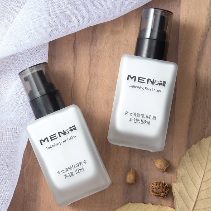 Laikou Men's Lotion Facial Oil Moisturizing Emulsion Hydrating Light Moisturizing Skincare Products Manufacturer Supply One-Piece Drop Shipping
