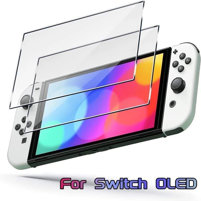 Tempered Glass Screen Protector for Nintendo Switch, Switch OLED, NS Game Console, Switch Lite