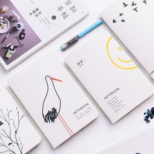 Simple Fresh Minimalist Elementary School Student Notebook Classroom Cute Notebook Creative Diary A5 Notebook Top Student Notes