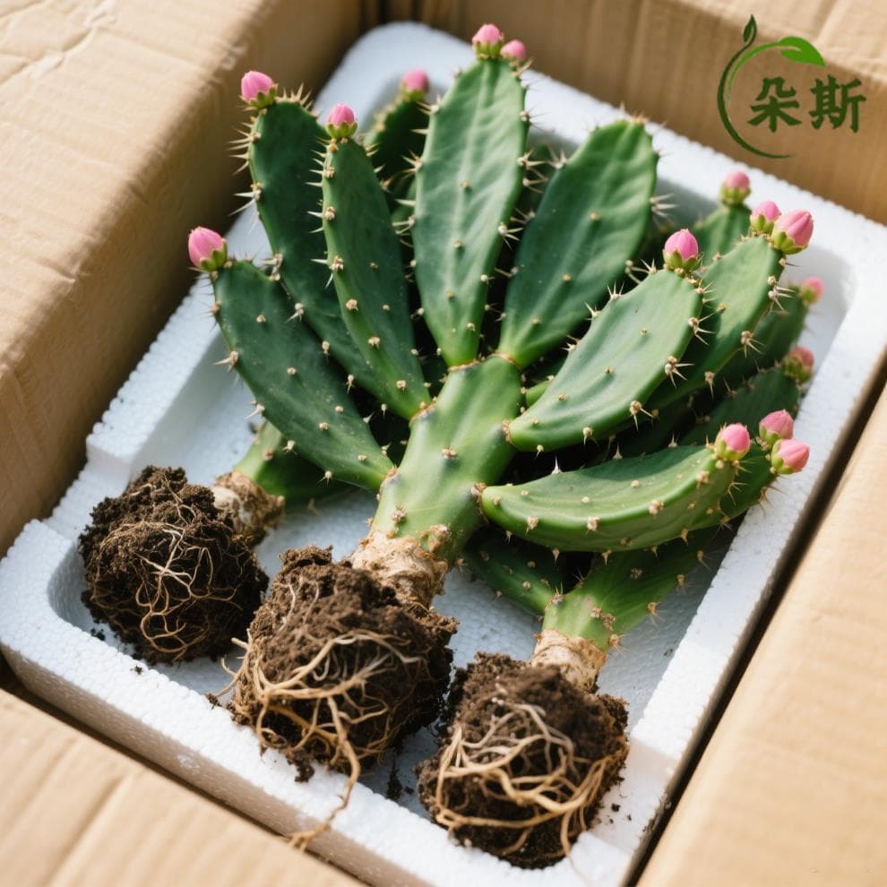 Cactus Potted Plant, Desktop Low-Maintenance Greenery, Trendy Succulent, Indoor Office Bonsai Green Plant