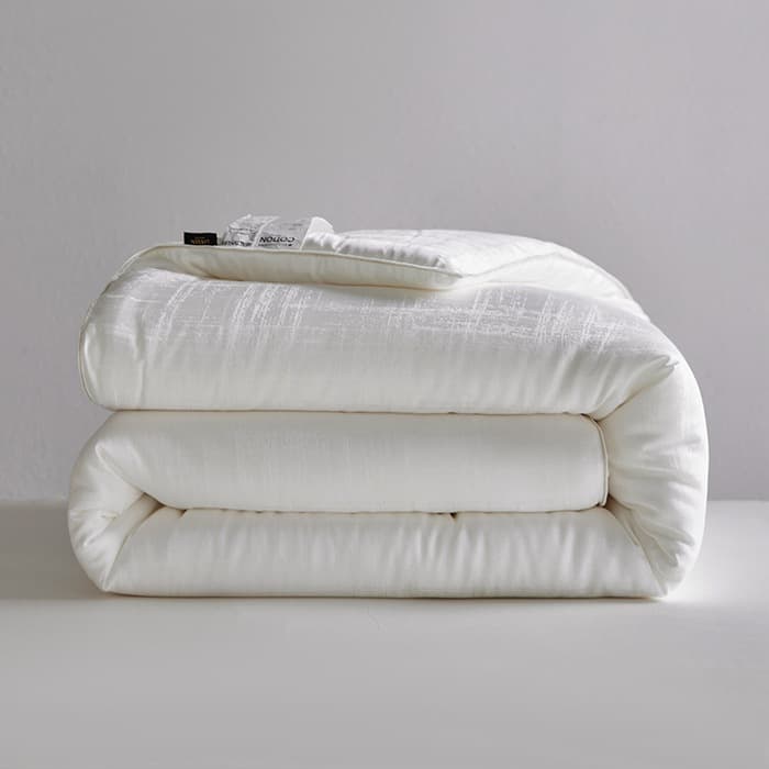 Light Luxury Pure Cotton Summer Cool Quilt Air Conditioning Quilt Core Dorm Single Summer/Spring/Autumn/Winter Double Cotton Batting