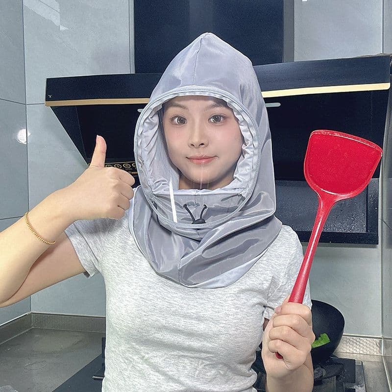 Kitchen Hat Anti-Oil Smoke Mask Women's Cooking Frying Anti-Oil Splash Protective Cap, Agricultural Spraying Dustproof Anti-Droplet