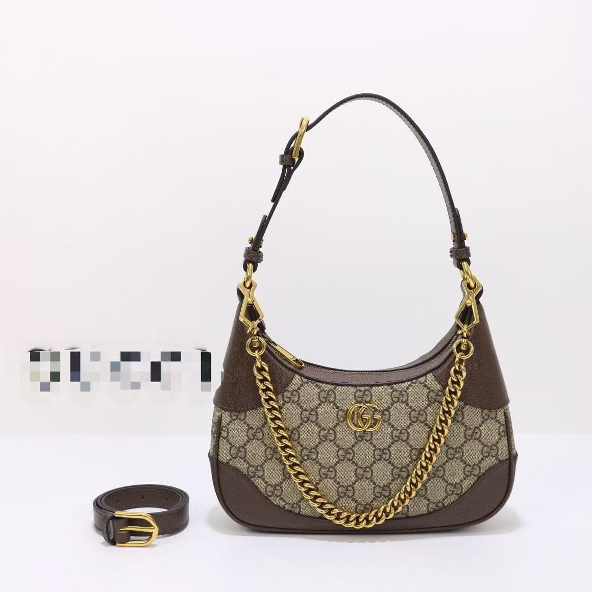 2025 New G Jia Presbyopia Cowhide Small Armpit Single Shoulder Diagonal Ladies Chain Bag