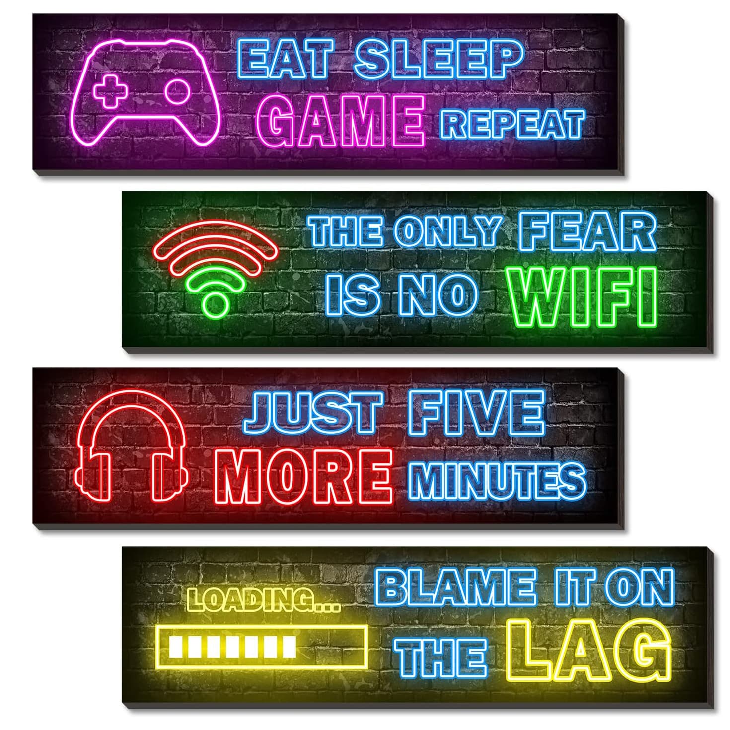 Cross-border bedroom wall decoration wooden wall hanging American-style game cartoon home wooden gaming room wall ornament