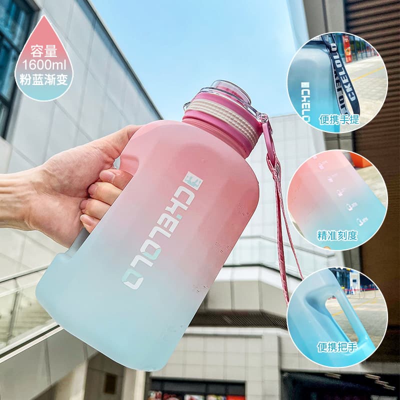 Large Capacity Gallon Water Jug Tumbler Summer Trendy Plastic Cup for Men and Women Fitness Sports Bottle Space Bottle Customizable