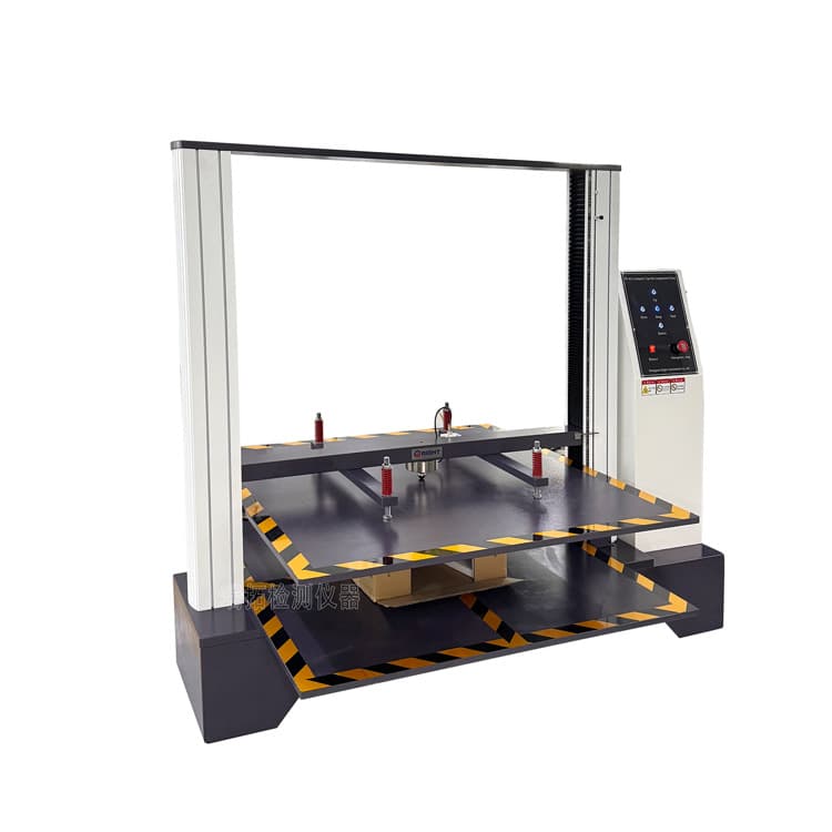 Microcomputer corrugated cardboard box and paper tube compression tester; paper box and packaging box compression strength tester