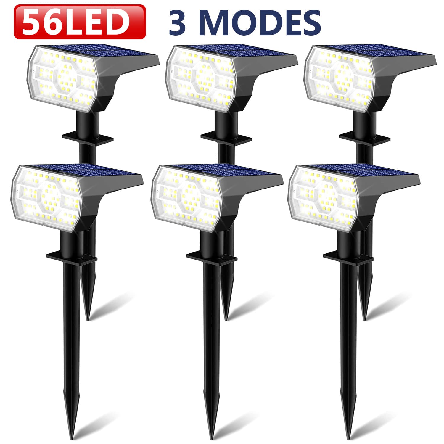 LED Solar Lawn Light Outdoor Waterproof Grass Landscape Garden Courtyard Light Ground Insert Villa Garden Tree Lighting