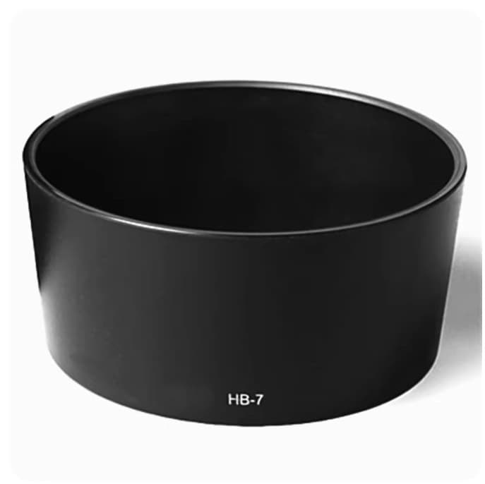 Compatible with Nikon HB-7 lens hood for 80-200mm f/2.8D ED II and III lenses, 77mm reversible.