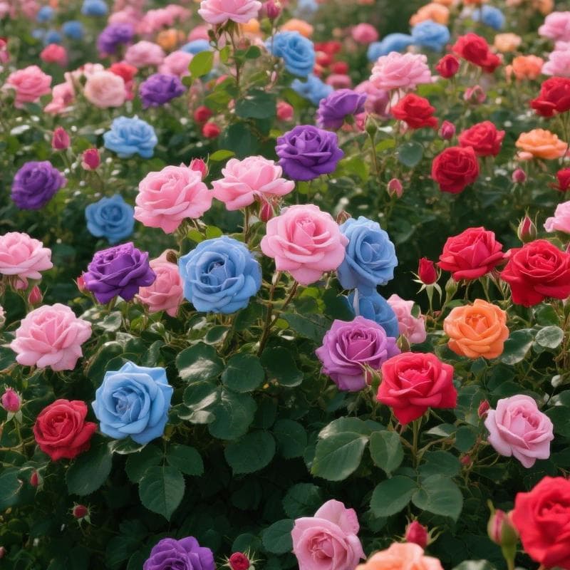 Wholesale Mixed Rose Seeds for Four Seasons Potted Flowers, Red Rose Seeds, Multi-Head Rose Seeds