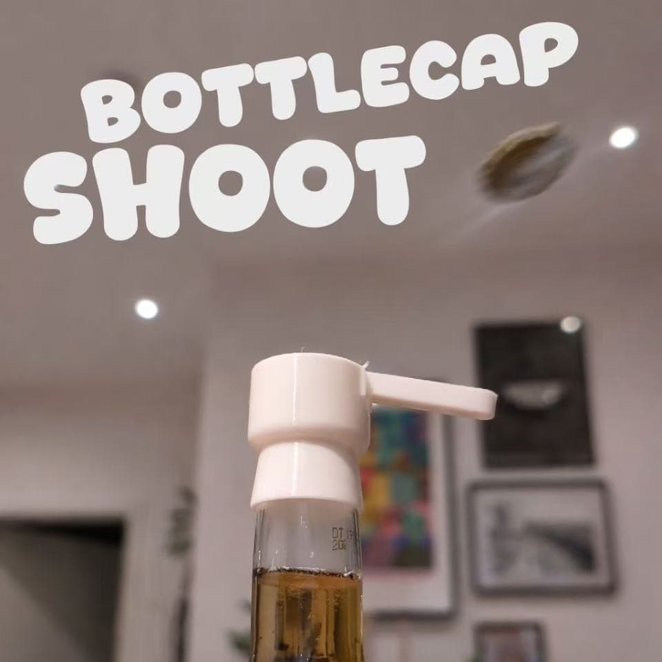 New Cross-Border Bottle Cap Launcher Portable Launcher Home Tool Bottle Opener Beer Cap