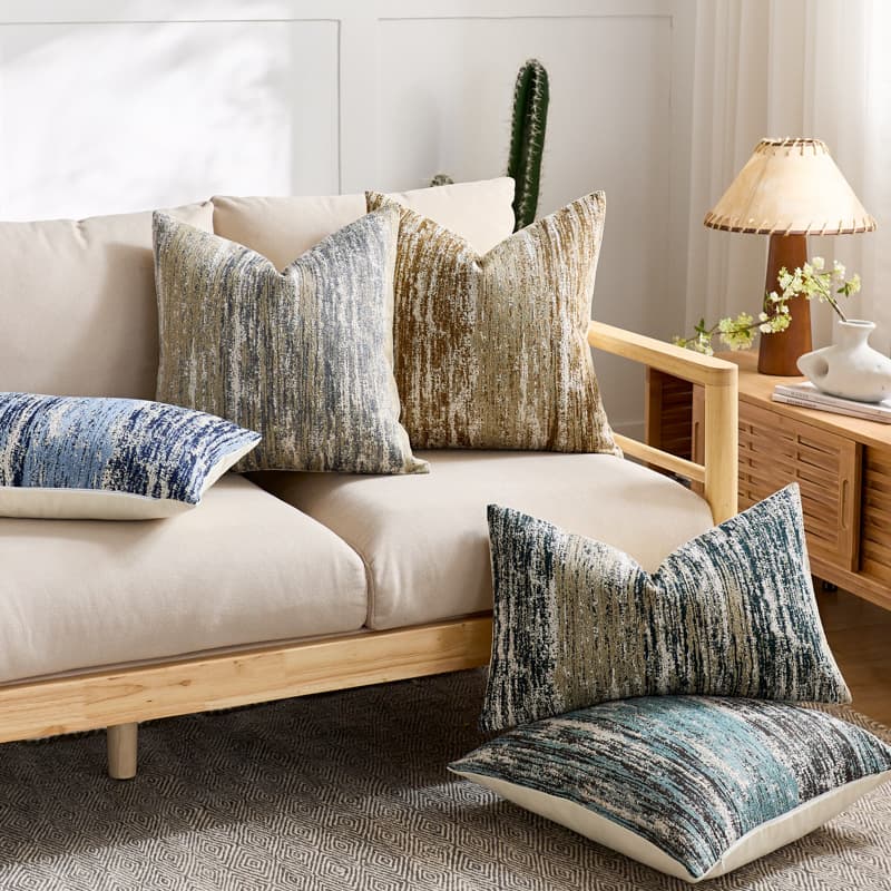 Wabi-sabi style pillow cushion cover living room bedroom sofa pillow cover pillow cover does not contain core cross-border factory direct supply