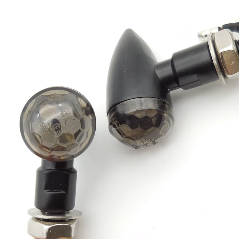 CH-3006 Electric Scooter Mini Left and Right Side Light Motorcycle Bullet Metal LED Turn Signal
