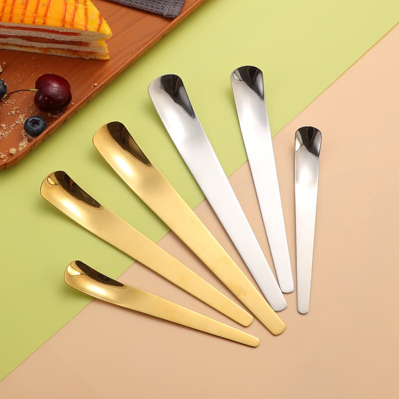 304 Stainless Steel Ice Cream Scoop Creative Integrated Ice Cream Scoop Coffee Stirring Spoon Dessert Dumpling Spoon Customizable Logo