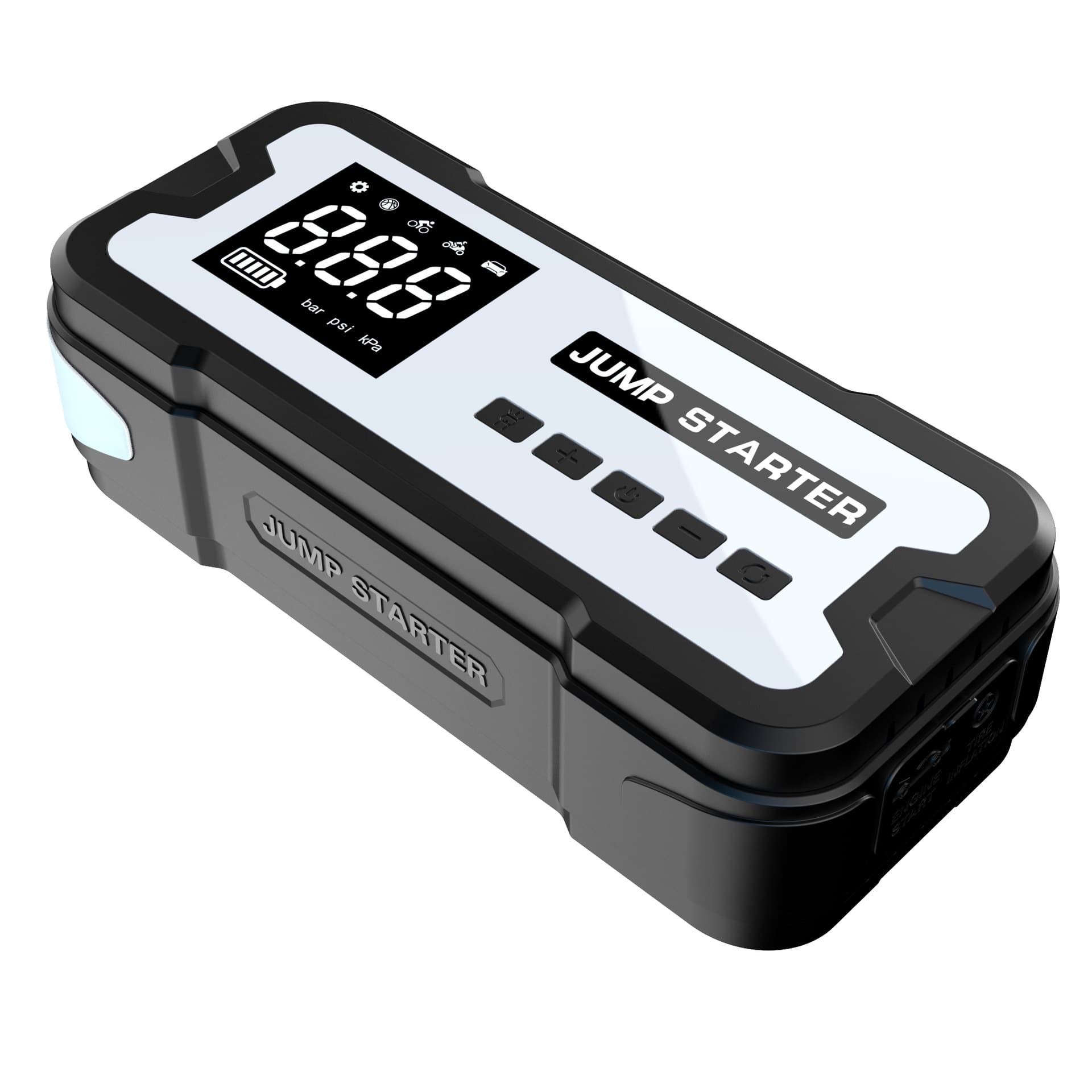 Car emergency starting power supply, integrated electric air pump, motorcycle equipped with electric treasure artifact, rescue wireless air pump