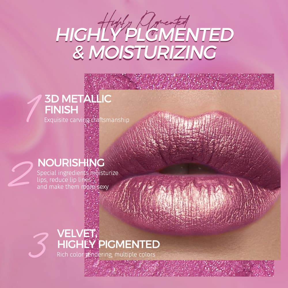 15 Colors Cross-Border Pearl Lipstick Glossy Moisturizing Shimmer Lipstick Cosmetics Wholesale