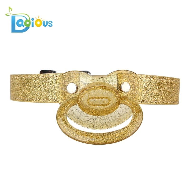 ABDL Adult Pacifier Gag Cute Pacifier Punishment Gag SM Mouth Ball Toy Deep Throat BDSM Training Flirting