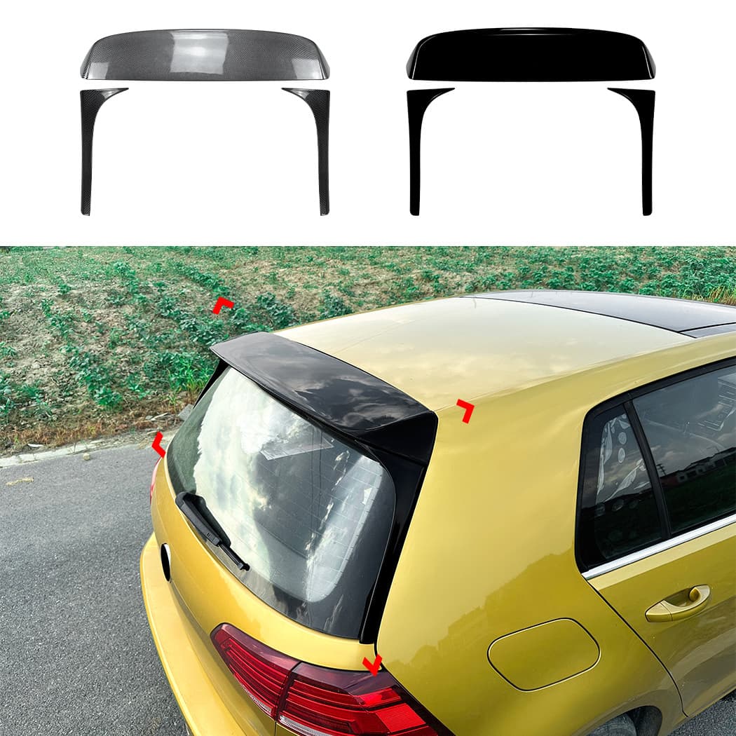 Suitable for Volkswagen Golf 7 MK7 Standard Edition Upgrade GTI Roof Spoiler Lip Rear Wing