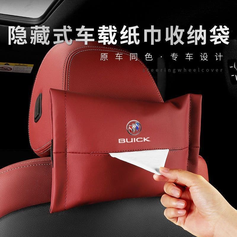 Suitable for Buick Encore GX car tissue bag Weilang Kaiyue GL6GL8 car interior pull-out tissue bag