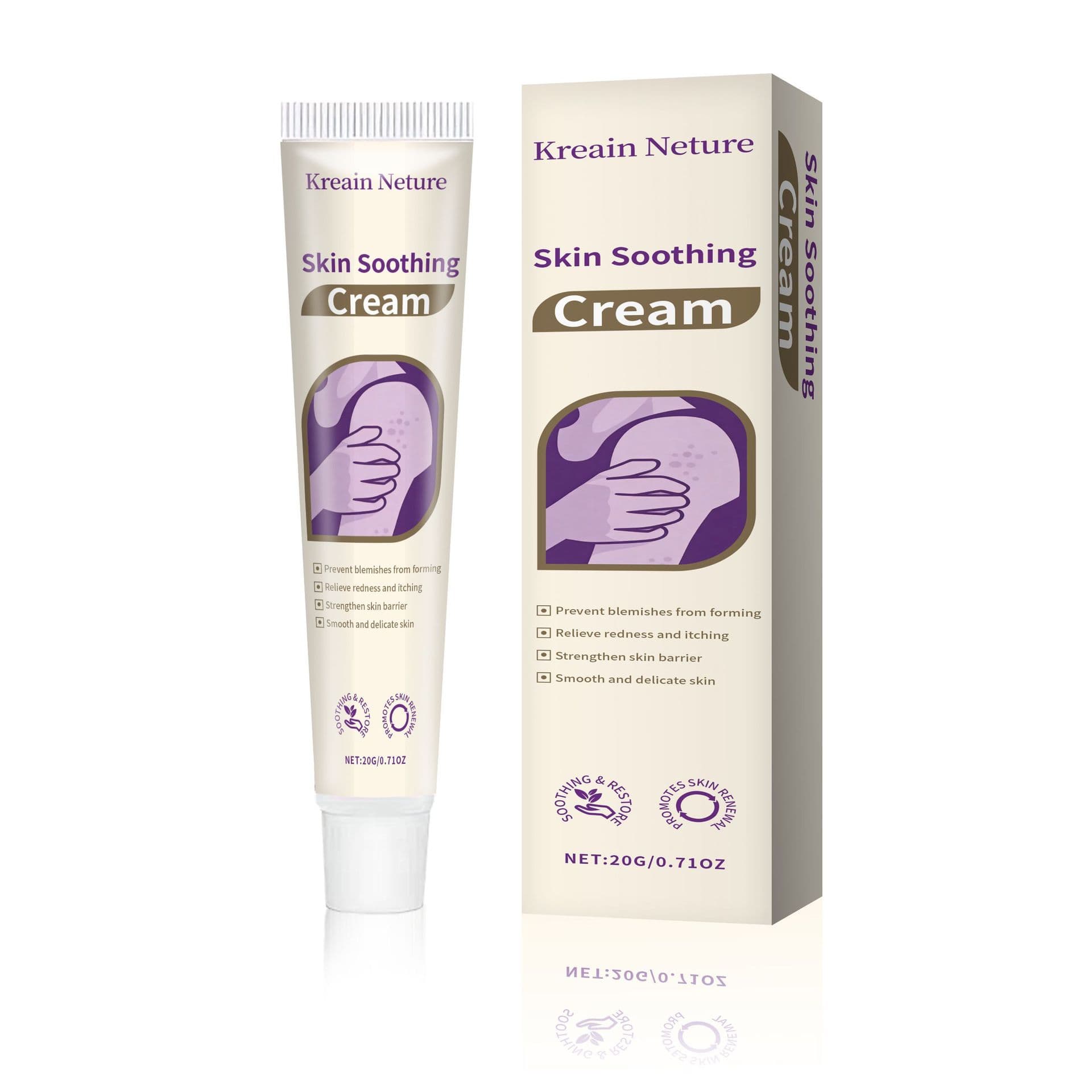 Cross-border Skin Care Cream Acne Care Herbal Cooling Smooth Skin External Care Ointment