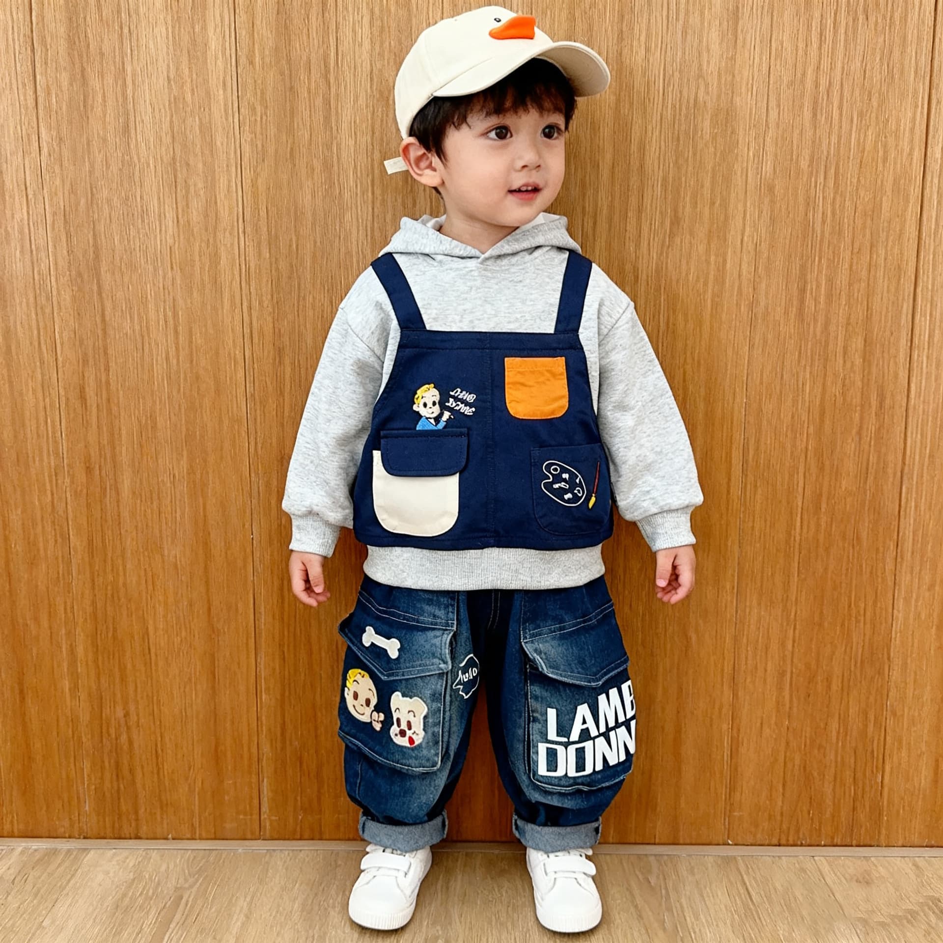 Custom Children's Hoodie 2026 Spring New Style Boys' Hoodie Harada Baby Hooded Sweatshirt In Stock Girls' Sweatshirt