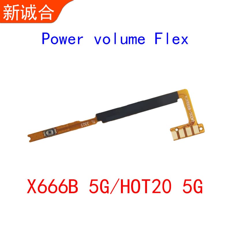 Compatible with hot20/infinix X666B power button volume flex cable, power key, ringtone volume up/down