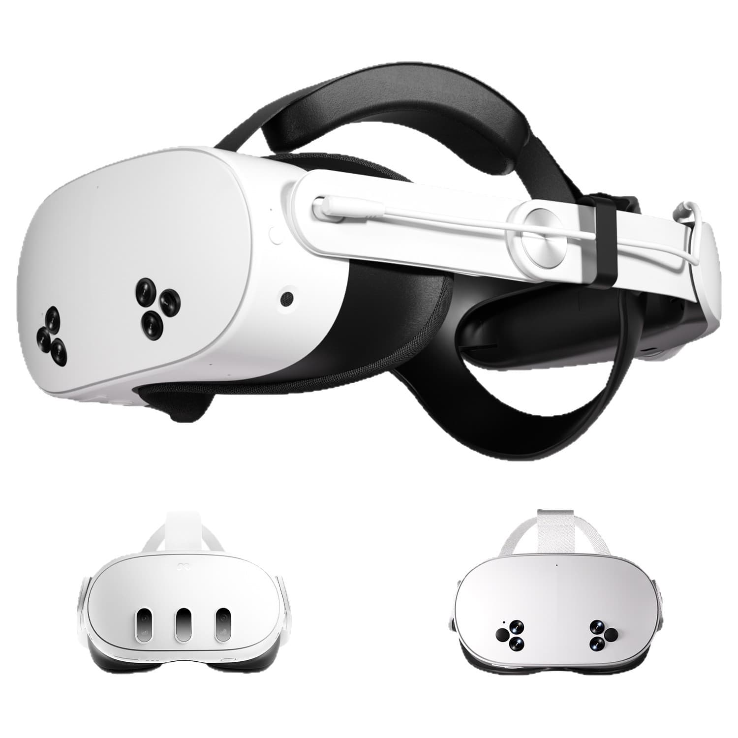 Meta Oculus Quest 3 Head Strap PD18W Fast Charging VR Headset Accessory 10000mAh Capacity