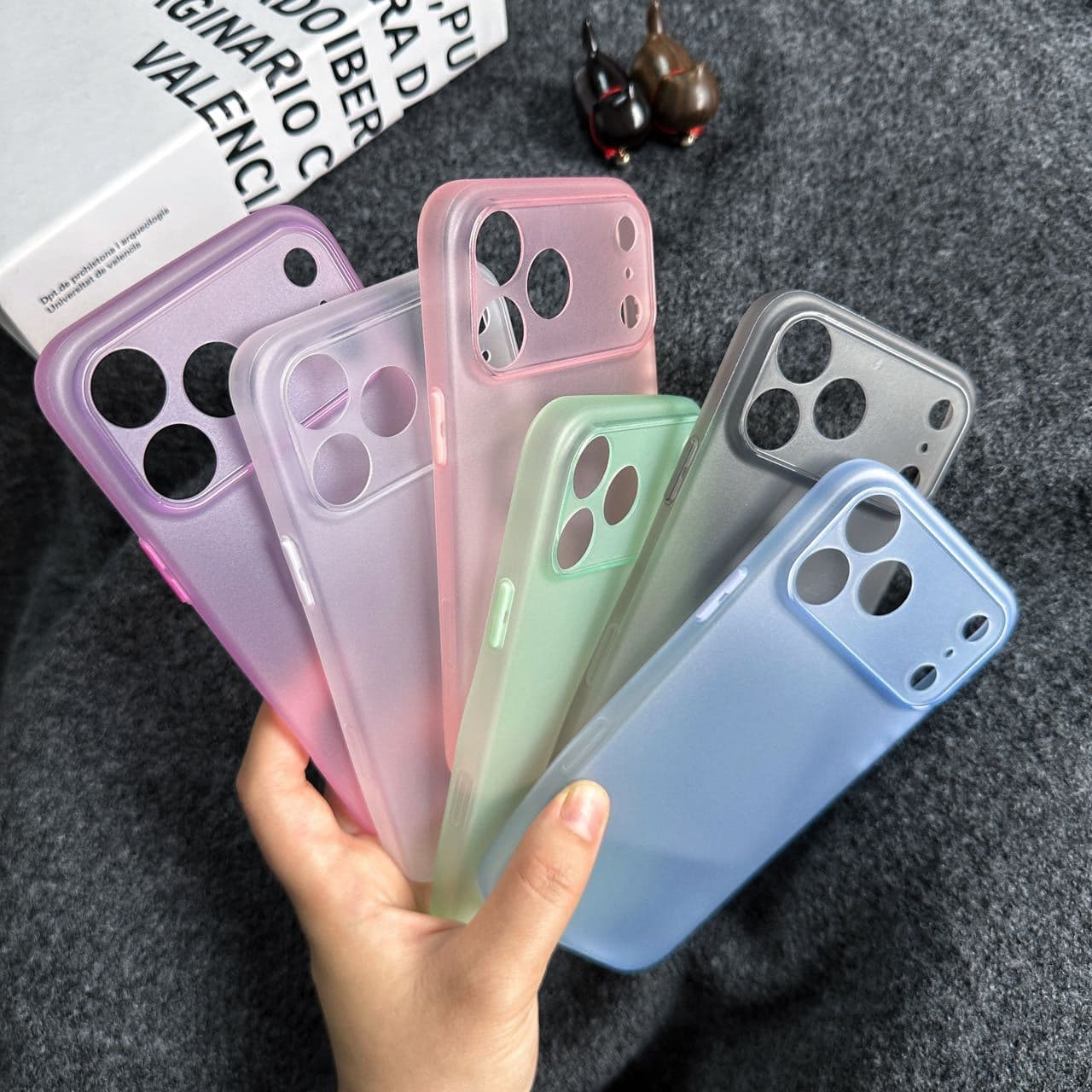 Ultra-thin matte TPU case for iPhone 17 Pro Max, transparent color, in stock, soft case, drop shipping from factory, new minimalist style