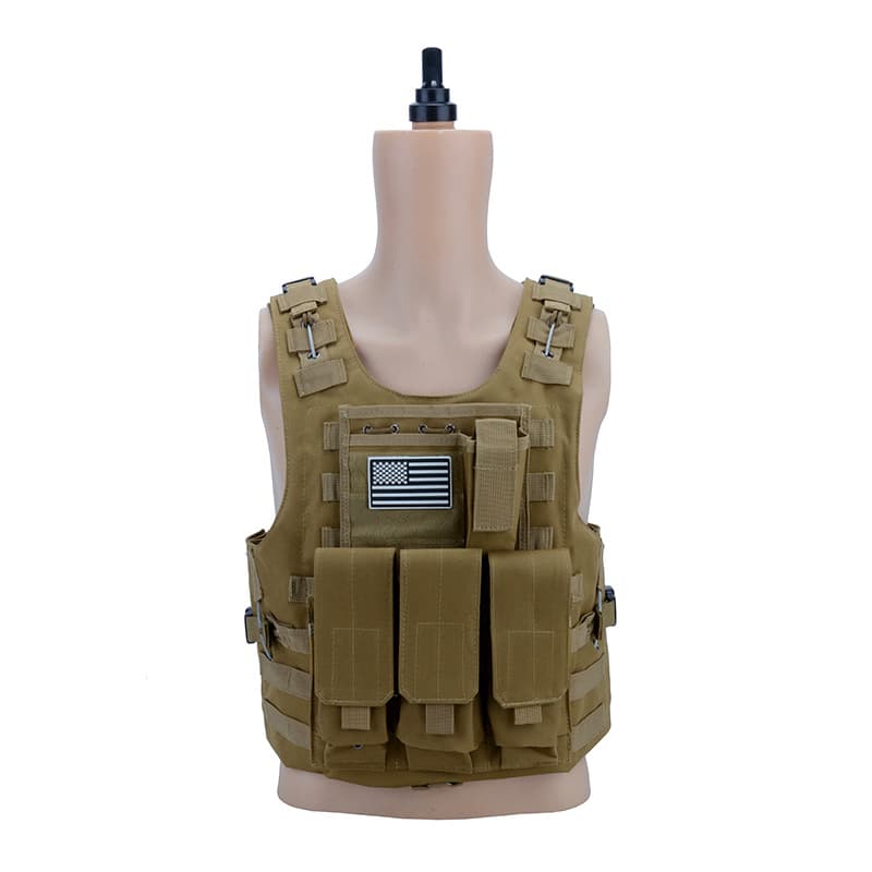 Black Hawk Squad Outdoor Vest Amphibious Wear-Resistant Waterproof Tactical Vest Factory Direct Wholesale Drop Shipping