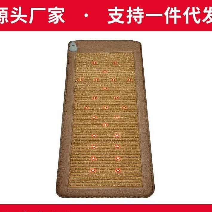 Photon Energy Mattress Single/Double Temperature Control, Negative Oxygen Ions Constant Temperature Care, Home Jade Mattress for Beauty Salons