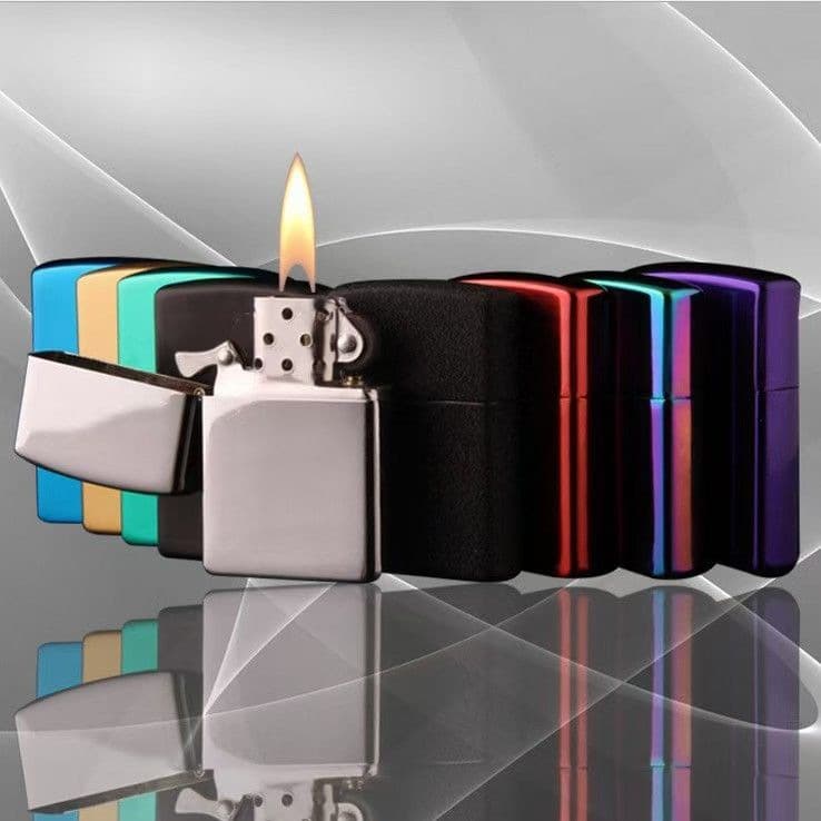 Metal Plated Mirror Finish Lighter Drop Shipping Engraving Custom Photo Cross-border Supply Temu Shein
