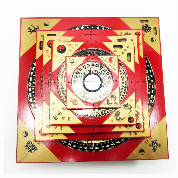 Manufacturer Direct Wholesale Genuine Professional Feng Shui Compass Hong Kong Tong Sheng Compass Pure Copper Panel High-Quality Bakelite