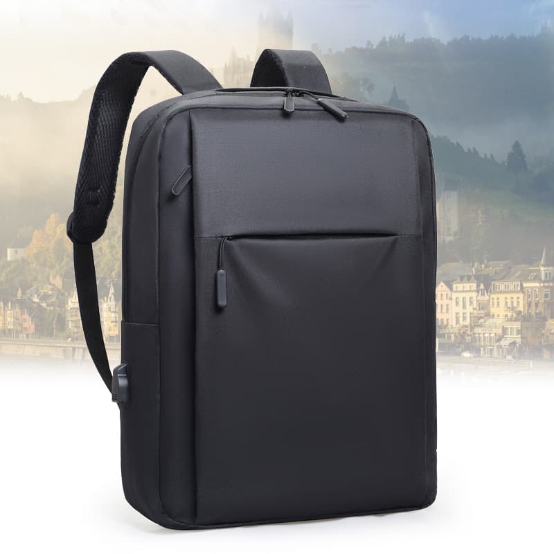 New Laptop Backpack USB Business Casual Large Capacity Student Office Work Commute Customizable LOGO Shoulder Bag