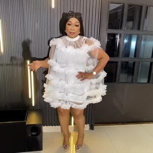 Cross-Border African Dress 2025 Summer New Korean Style Princess Petal Dress Puffy Dress Dance Performance Gown