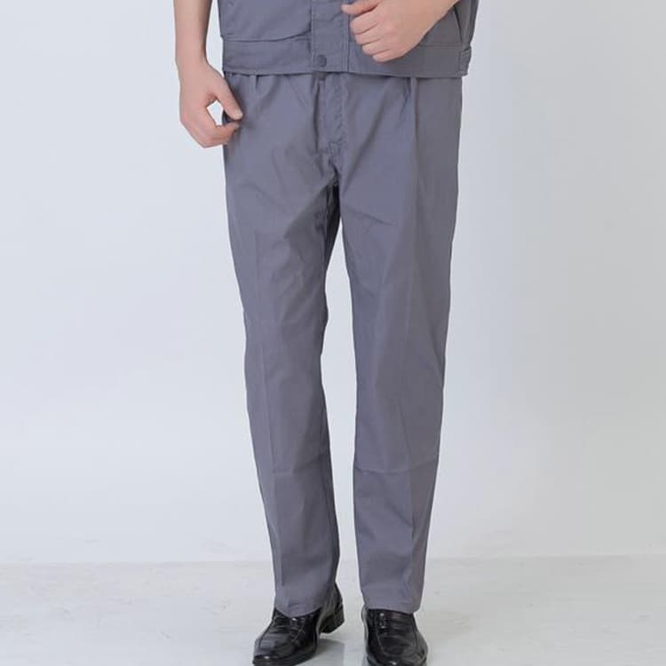 Work Pants Long Trousers Mechanic Factory Handling Wear-resistant Dirt-resistant Gray Work Pants