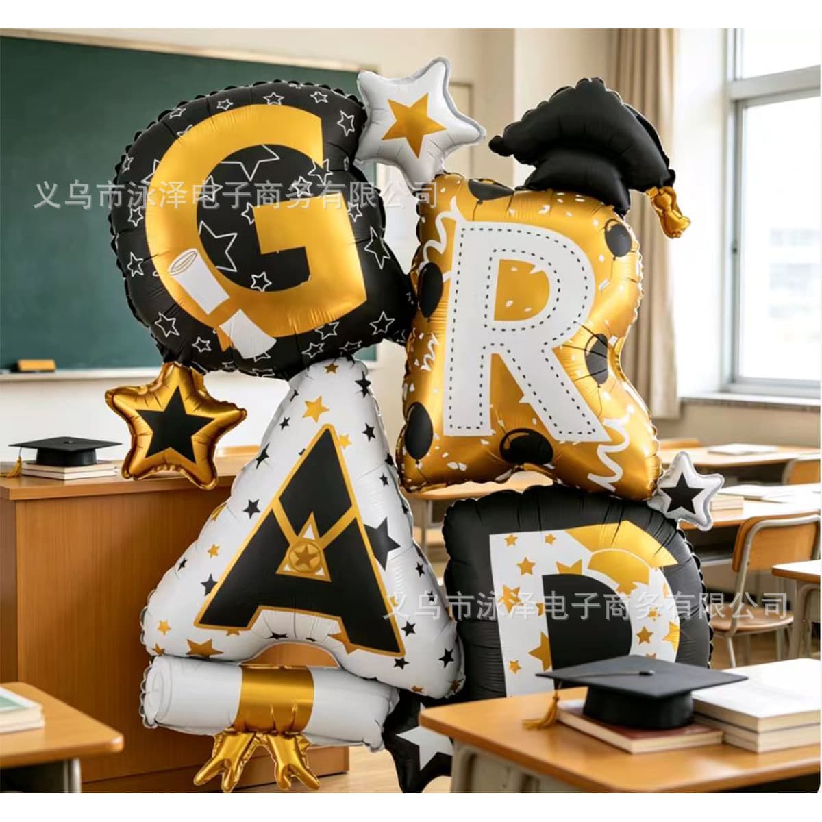 New Graduation Season Doctor Bear Certificate Trophy Shaped Aluminum Film Balloon Graduation Ceremony Party Decoration Balloon
