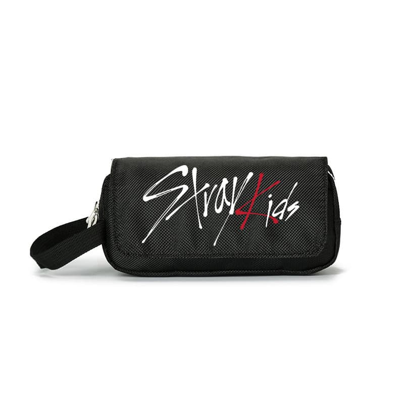 Stray Kids TXT Album Pencil Case Student Stationery Large Capacity Multi-Functional Storage Bag IVE AESPA