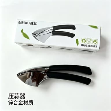 Amazon New Stainless Steel Kitchen Garlic Press Large Manual Garlic Crusher Set Kitchen Gadget