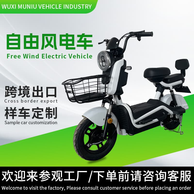 Factory Export Electric Scooter Free Wind Commuter Scooter Export Foreign Trade Electric Bicycle Commuting